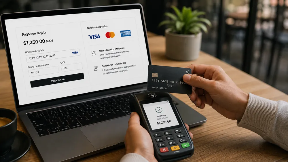 Habilita el pago con tarjeta